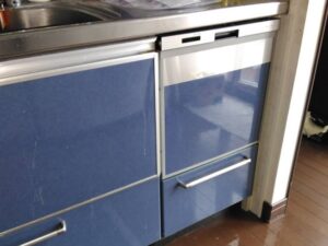 静岡キッチン取付け隊　スライドオープン食洗機の取替　施工後